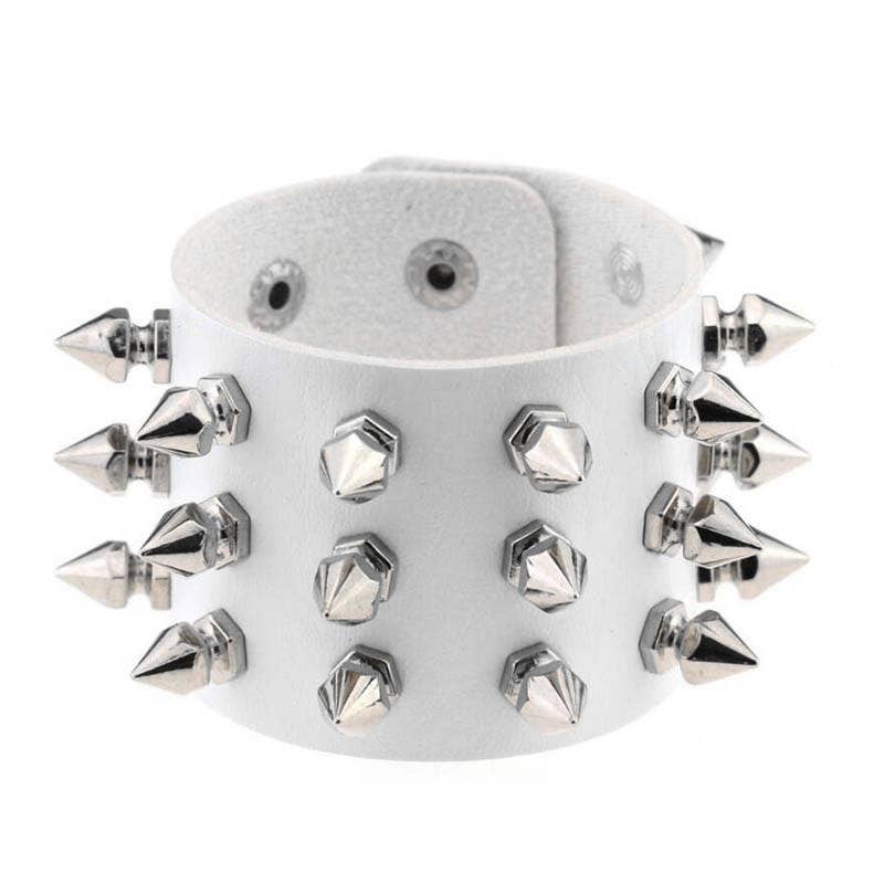 Gothic Punk Stud PU Bracelet