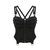 Armor Pleated Corset w/ Straps