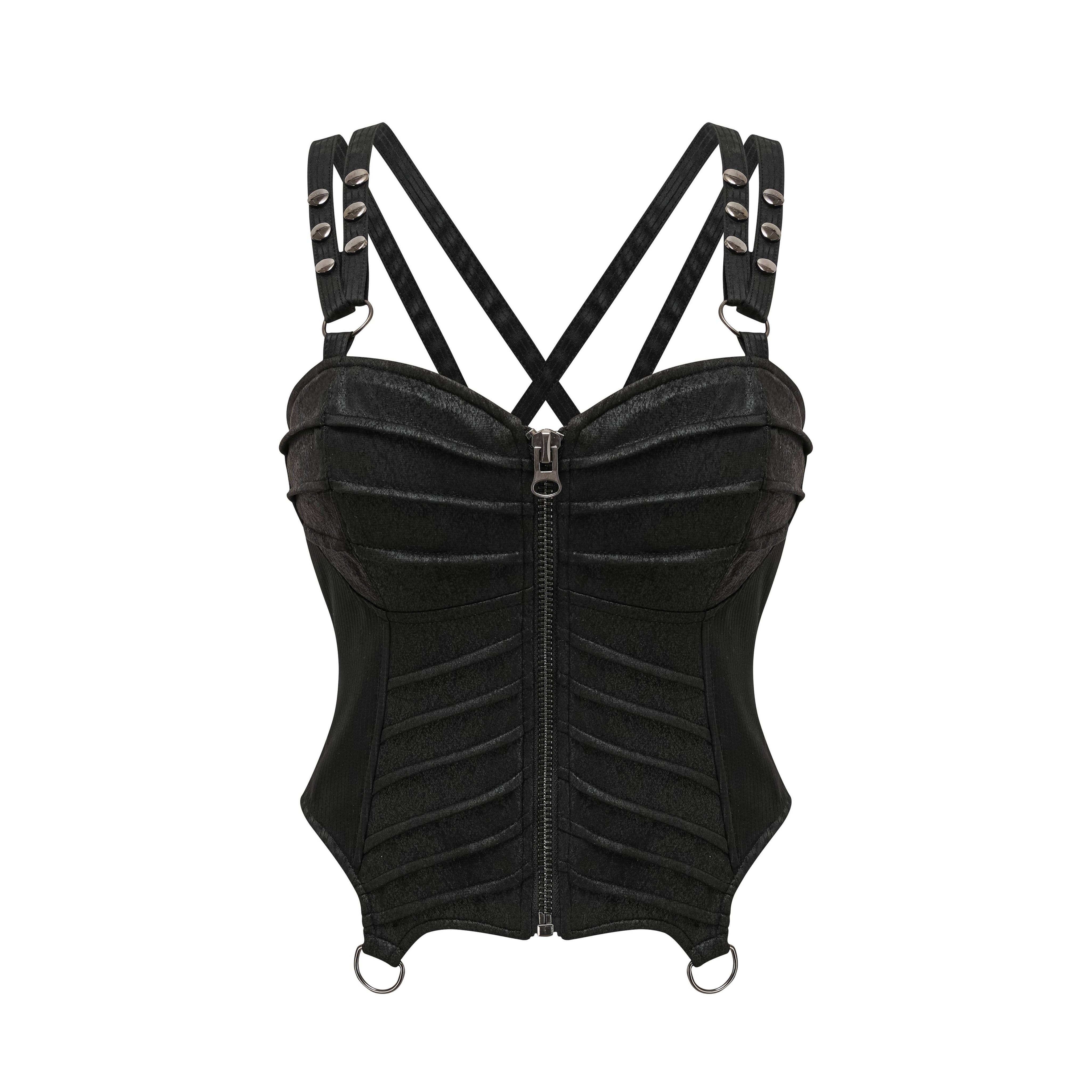 Armor Pleated Corset w/ Straps