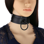 PU Leather Choker w/ Large O-Ring