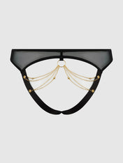 Mesh & Chain Open Caged Back Panty