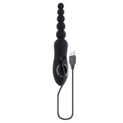 Anal Beads Clitoral Suction Rechargeable Black