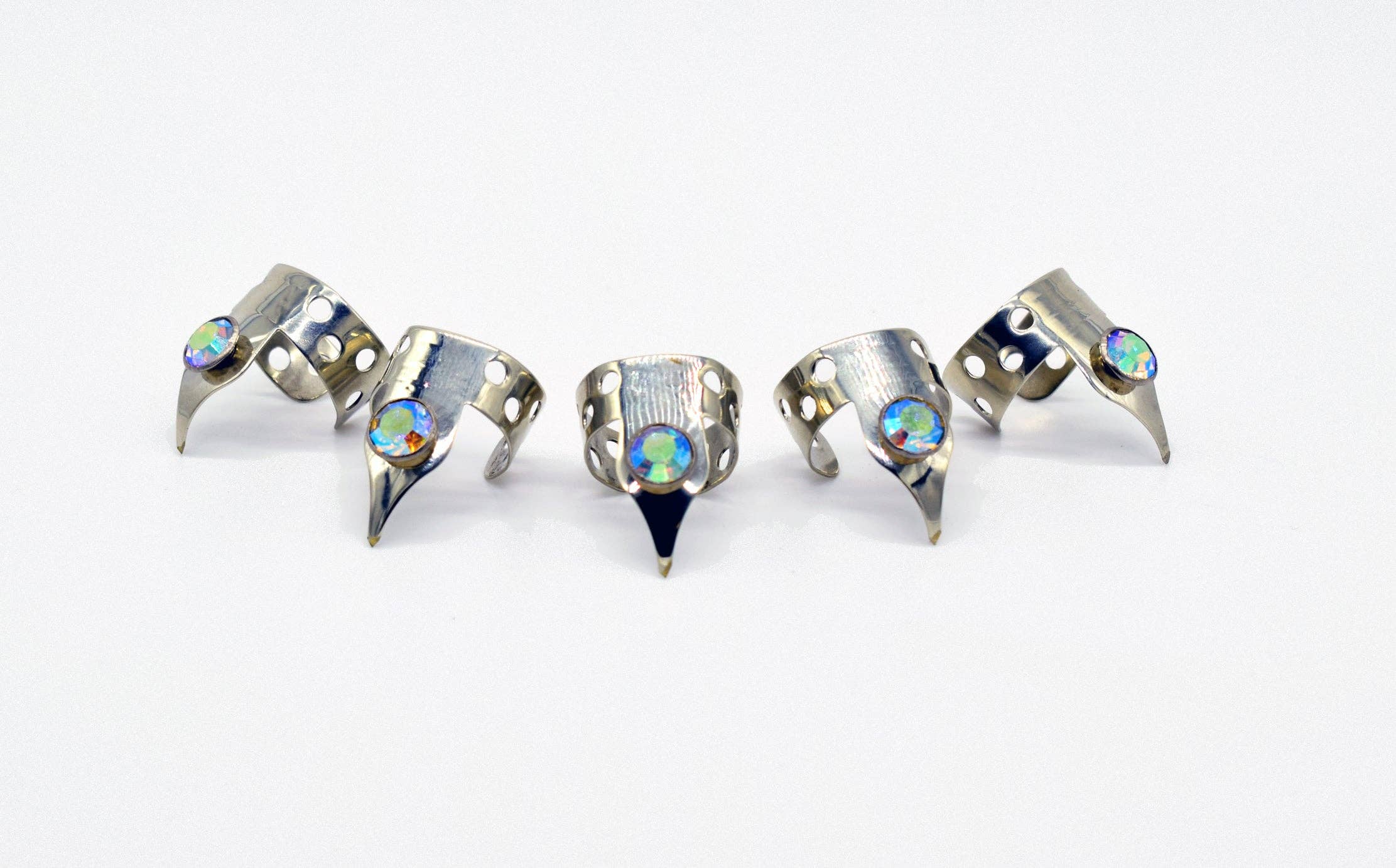 Rhinestone Fetish Claws Set of 5