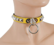 STUDDED BONDAGE CHOKER