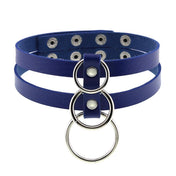 Leather O-Ring Choker
