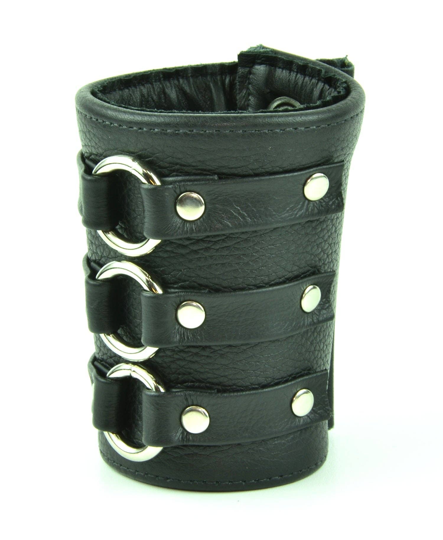 3 Ring Short Gauntlet Style Bracelet