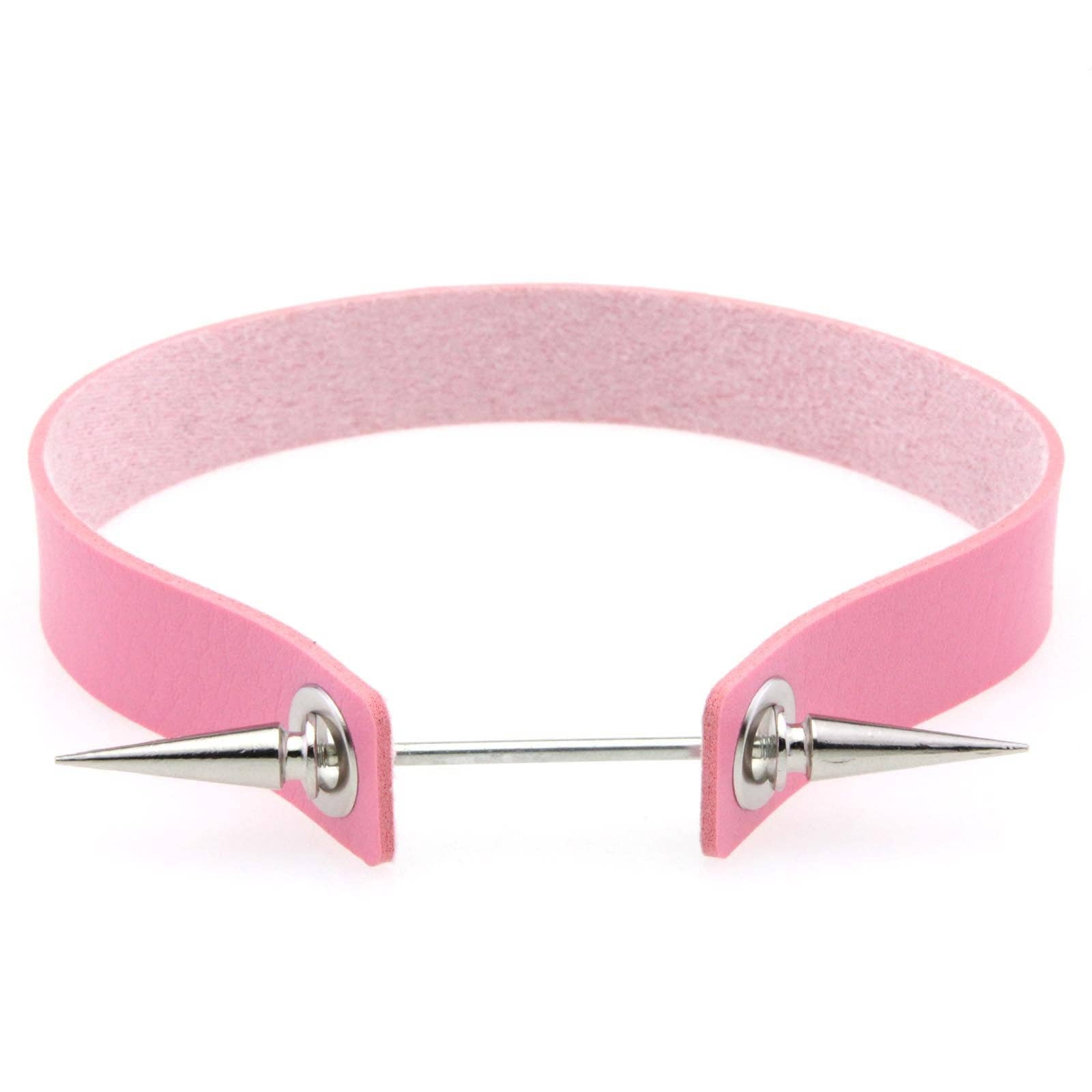 Spike Studded Leather Choker