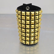 8 ROW PYRAMID STUD SNAP BRACELET