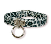 FUZZY LEOPARD BONDAGE CHOKER