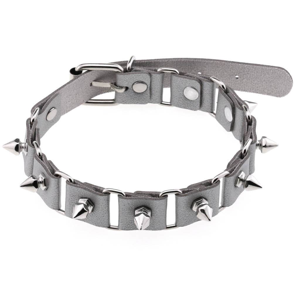 Gothic Statement Choker w/ Studded Design