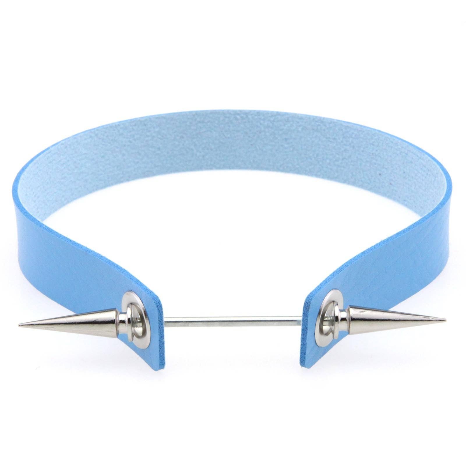 Spike Studded Leather Choker