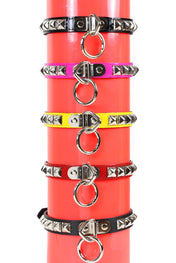 STUDDED BONDAGE CHOKER