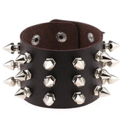 Gothic Punk Stud PU Bracelet