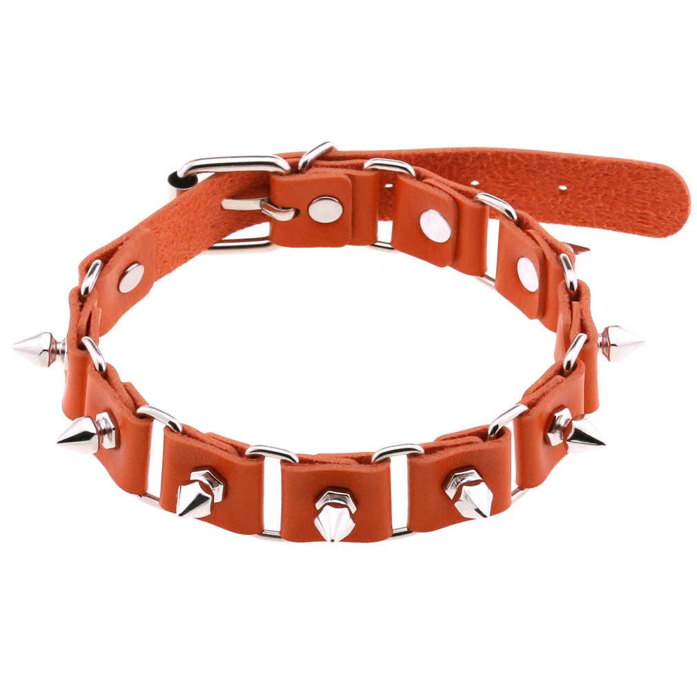 Gothic Statement Choker w/ Studded Design