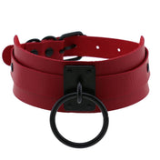 PU Leather Choker w/ Large O-Ring