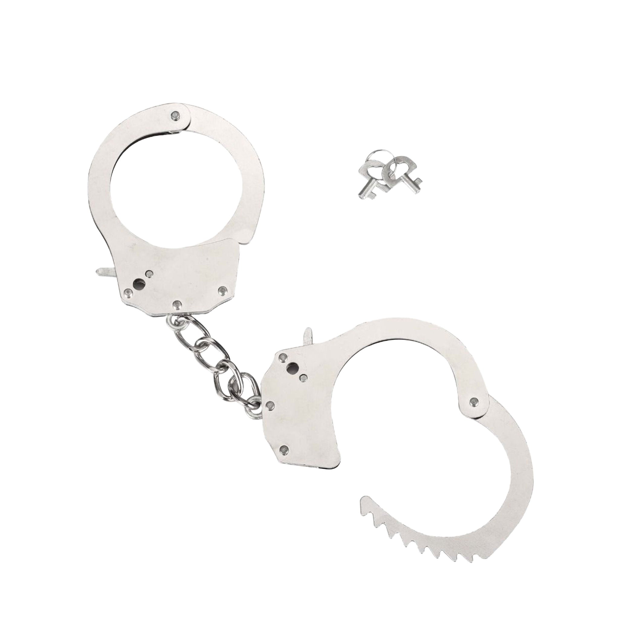 Heavy Metal Handcuffs with lock key set restraint bondage gear durable adjustable wrist cuffs BDSM accessories fetish play secure metal handcuffs sleek bondage cuffs ideal for roleplay