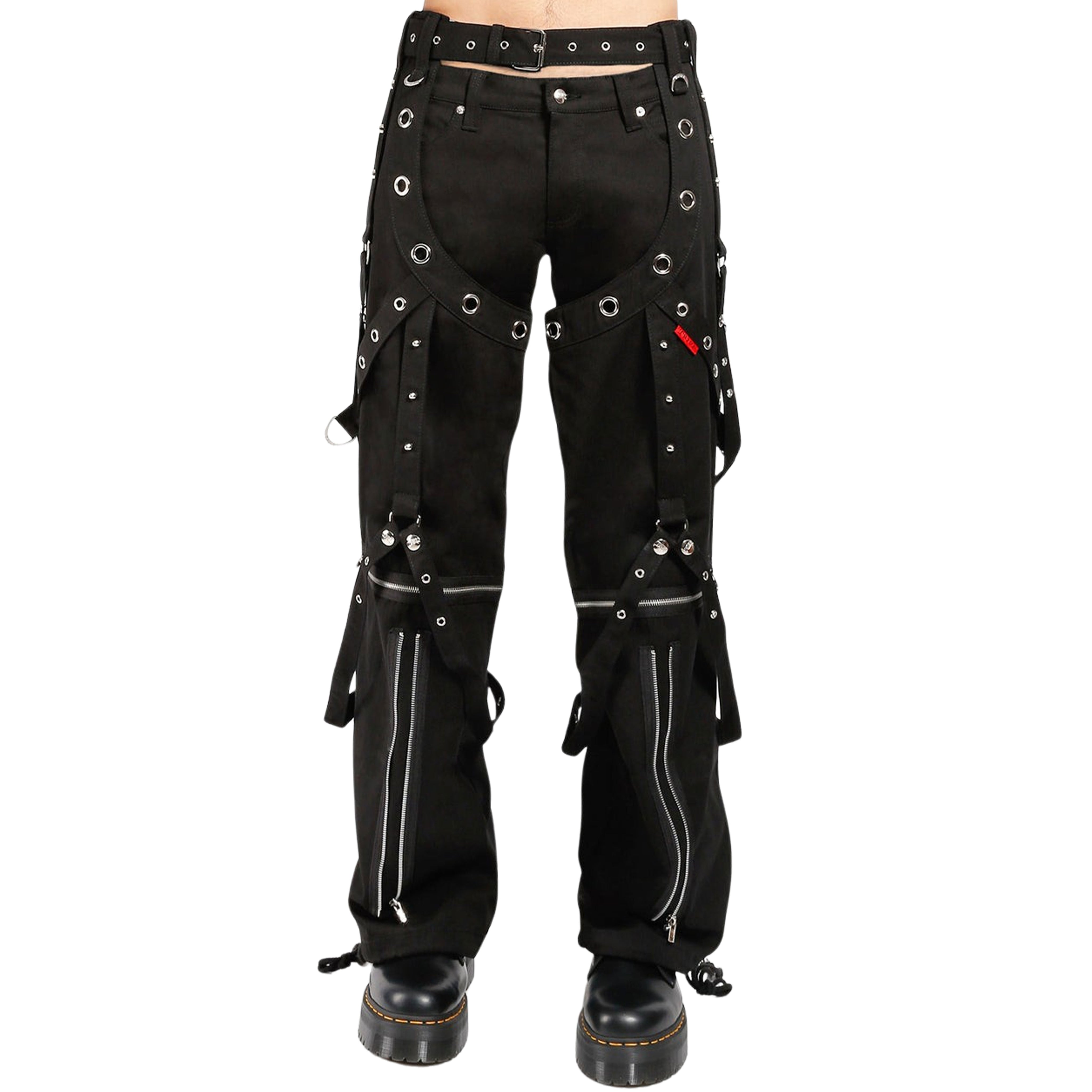 Punk Unisex Super Flare Zipper Shorts to Chaps