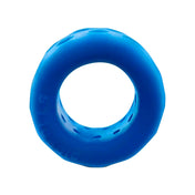 TPR silicone blend ball stretcher ball-stretcher ballstretcher cock ring cockring cock-ring cnb cock&ball cock-and-ball non-vibe non-vibrating vented waffle lightweight drainage breathable stretchy ergo-dip ergonomic adult-toys blue