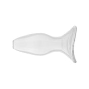 Glass pyrex borosilicate-glass transparent see-thru seethru see-through smooth frictionless anal anal-plug anal-play ass-play buttplug butt-plug butt-play butt-stuff prostate prostate-play temp-play temperature stimulation gaper gaping gape anal-gape open-tunnel clear