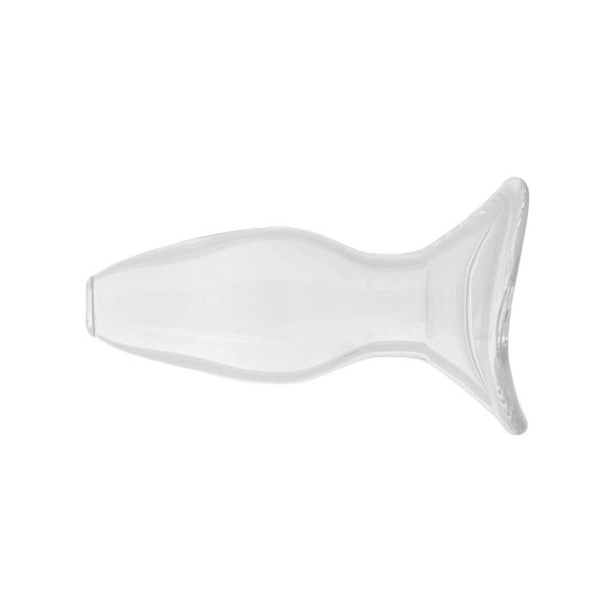 Glass pyrex borosilicate-glass transparent see-thru seethru see-through smooth frictionless anal anal-plug anal-play ass-play buttplug butt-plug butt-play butt-stuff prostate prostate-play temp-play temperature stimulation gaper gaping gape anal-gape open-tunnel clear
