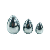 Stainless-steel accessories nonvibe non-vibe nonvibrating non-vibrating anal anal-play anal-toys anal-plug anal-probe anal-hook ass-play assplay butt-stuff tapered-head screw-on removable-head interchangeable-head metallic shiny bondage bdsm bdsm-toys kink kinky kinky-toys kinky-play medical medical-play medical-toys adult-toys unisex silver