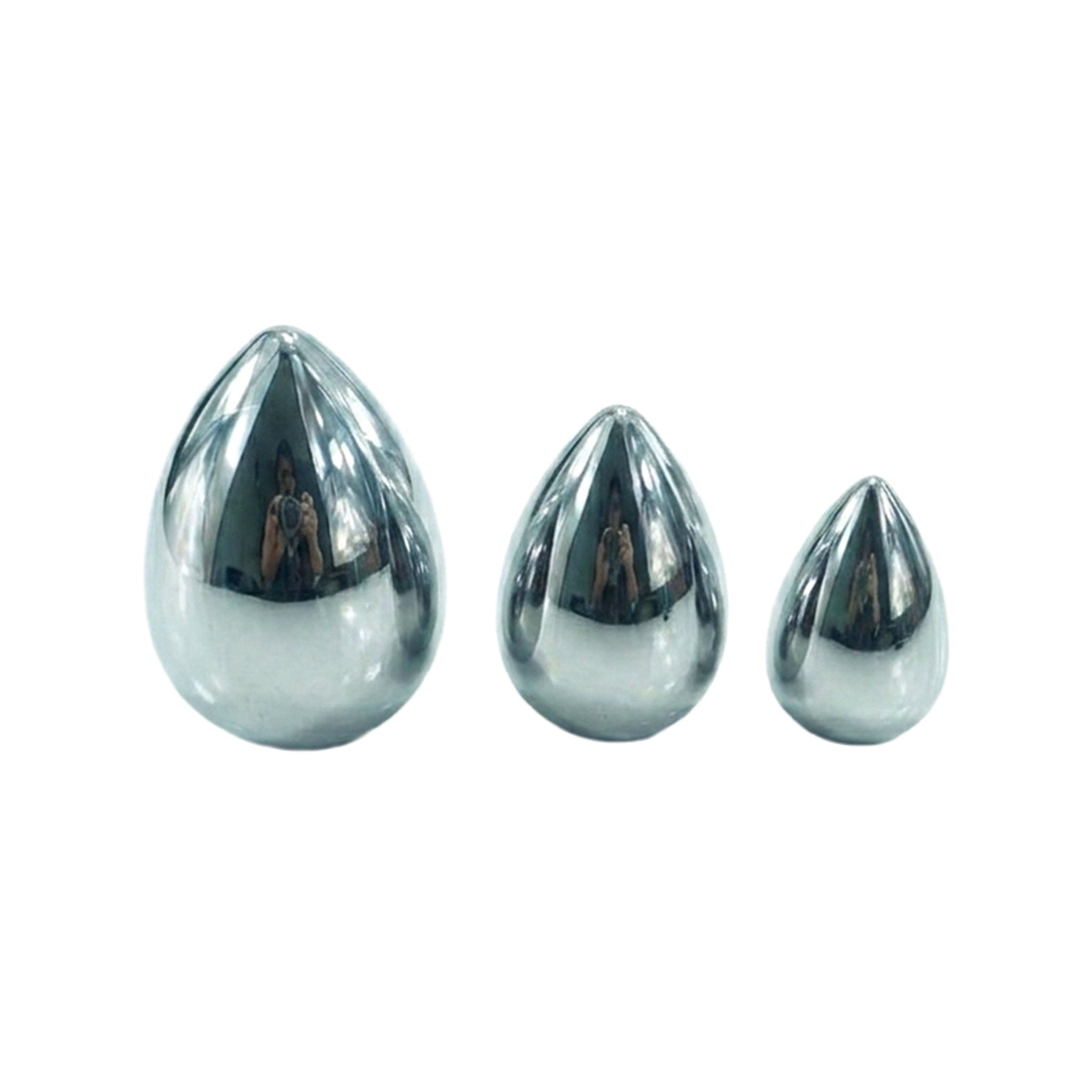 Stainless-steel accessories nonvibe non-vibe nonvibrating non-vibrating anal anal-play anal-toys anal-plug anal-probe anal-hook ass-play assplay butt-stuff tapered-head screw-on removable-head interchangeable-head metallic shiny bondage bdsm bdsm-toys kink kinky kinky-toys kinky-play medical medical-play medical-toys adult-toys unisex silver