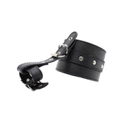 Leather faux-leather lightweight accessories restraint cuff ankle ankle-cuff toes toe-restraint ankle-restraints locking lockable adjustable binding bondage bdsm bdsm-gear kink kinky kinky-play adult-toys black