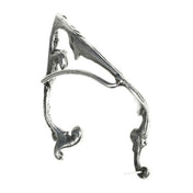 Pewter English-pewter accessories jewelry earring wrap ear ear-wrap elf elven fairy faery faerie molded cast-molded semi-malleable malleable adjustable nature forest arboreal arboreus intricate flourish swirling verdant fashion goth gothic fantasy lord-of-the-rings costume cosplay eldar arwen elrond legolas thranduril unisex