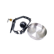 Stainless-steel leather faux-leather silicone accessories restraints mouth gag mouth-gag ball-gag ashtray ash-tray basin-ashtray adjustable buckle locking lockable matching-keys fetish fashion alt-fashion alternative bondage bdsm bdsm-toys kink kinky kinky-play sub submissive slave-dog asphyxia smoking smoking-play smoke-lover humiliation human-ashtray capnolagnia sensation sensation-play sensual sissy sissyfication unisex black