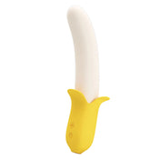 Pretty Love Banana Geek Thrusting Vibrator - Yellow