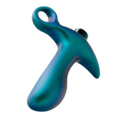 Matrix Teleportation Vibrating Anal Plug - Lunar Blue