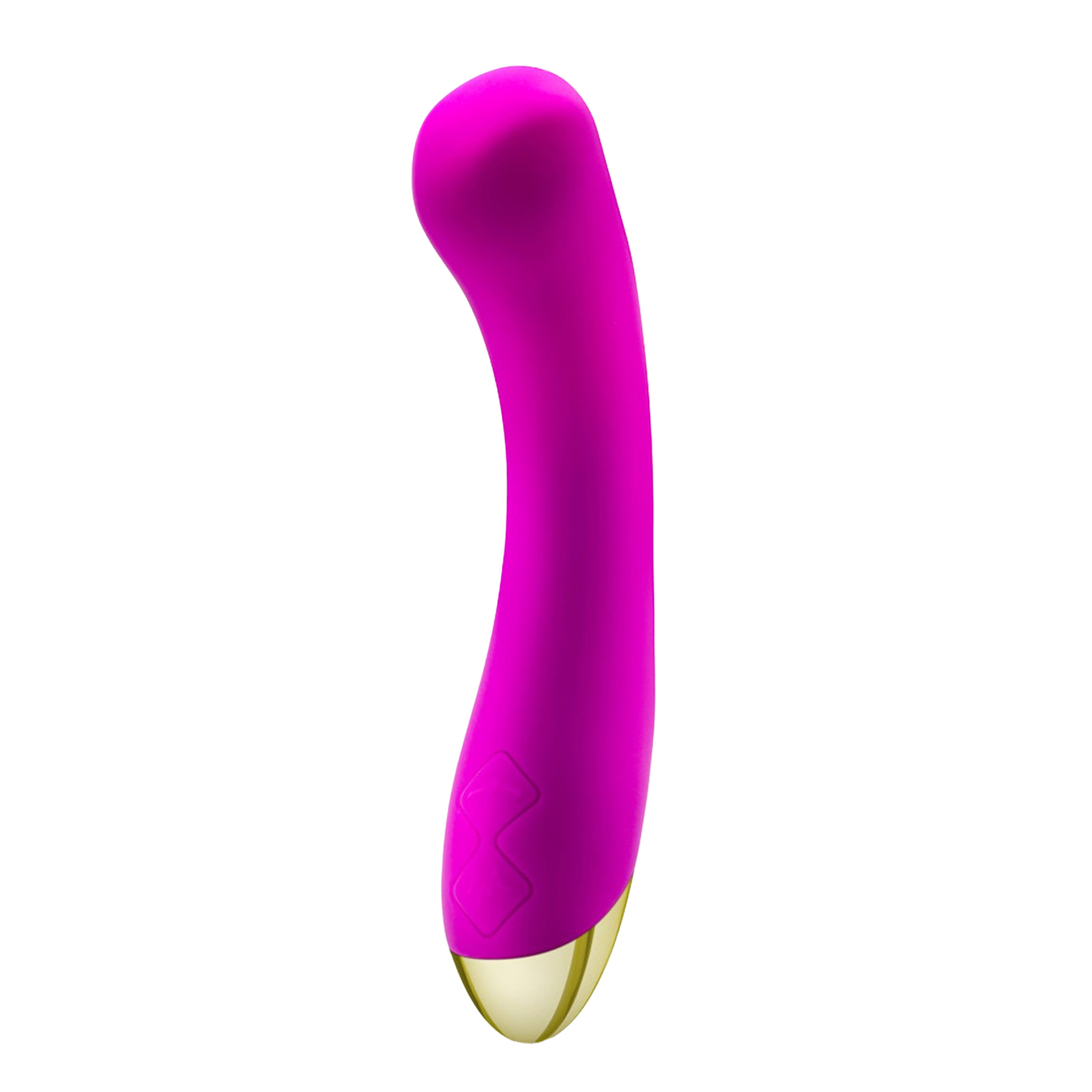 Aria Curved Bangin' AF Rechargeable Silicone Vibrator - Fuchsia