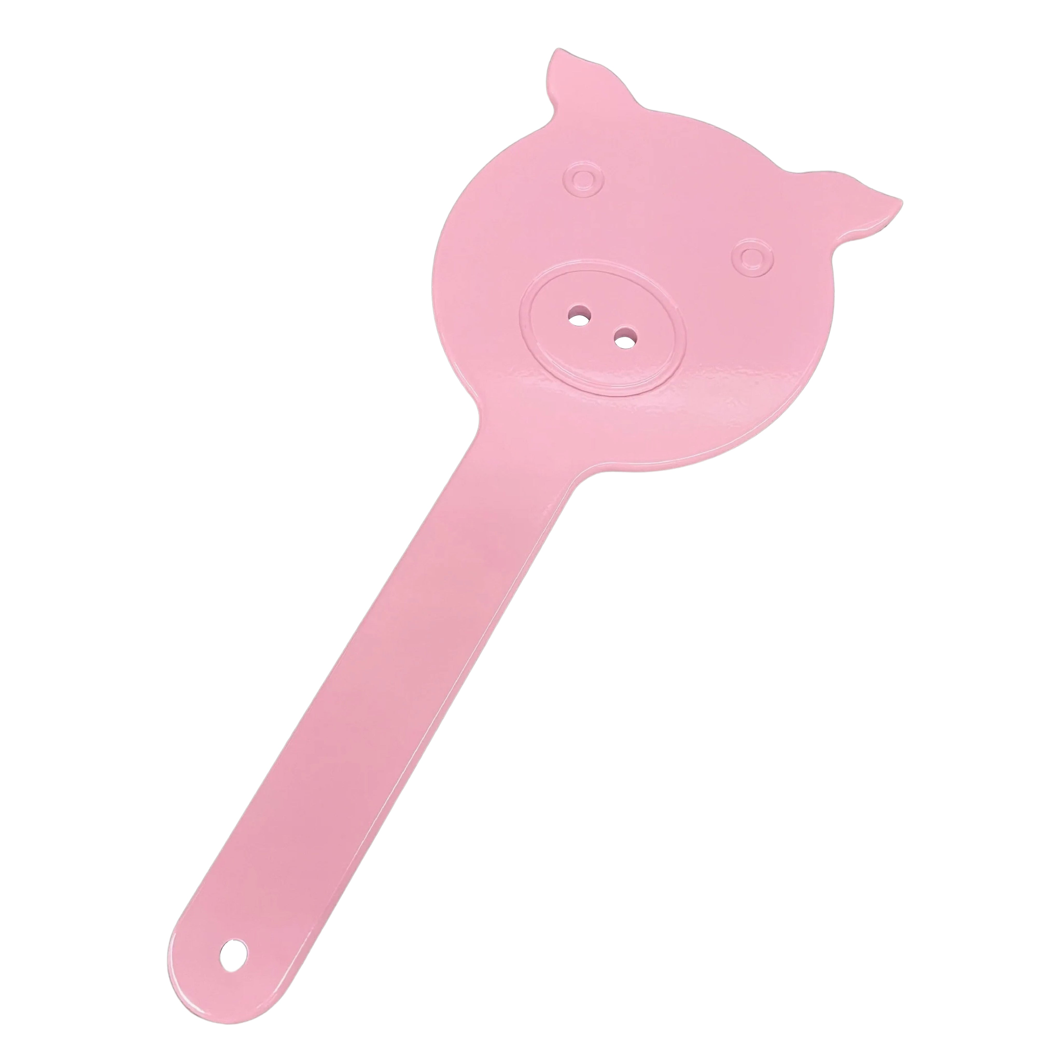 Pink Piggy Pig Face Solid Aluminum Spanking Paddle