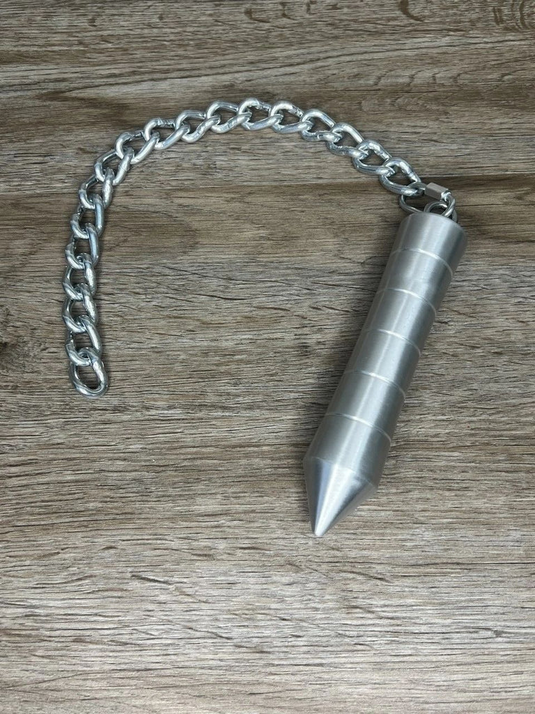 Extreme Pointy Aluminum Insertable Handle Chain Whip