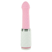 Pillow Talk Feisty Silicone Thrusting & Vibrating Massager - Pink