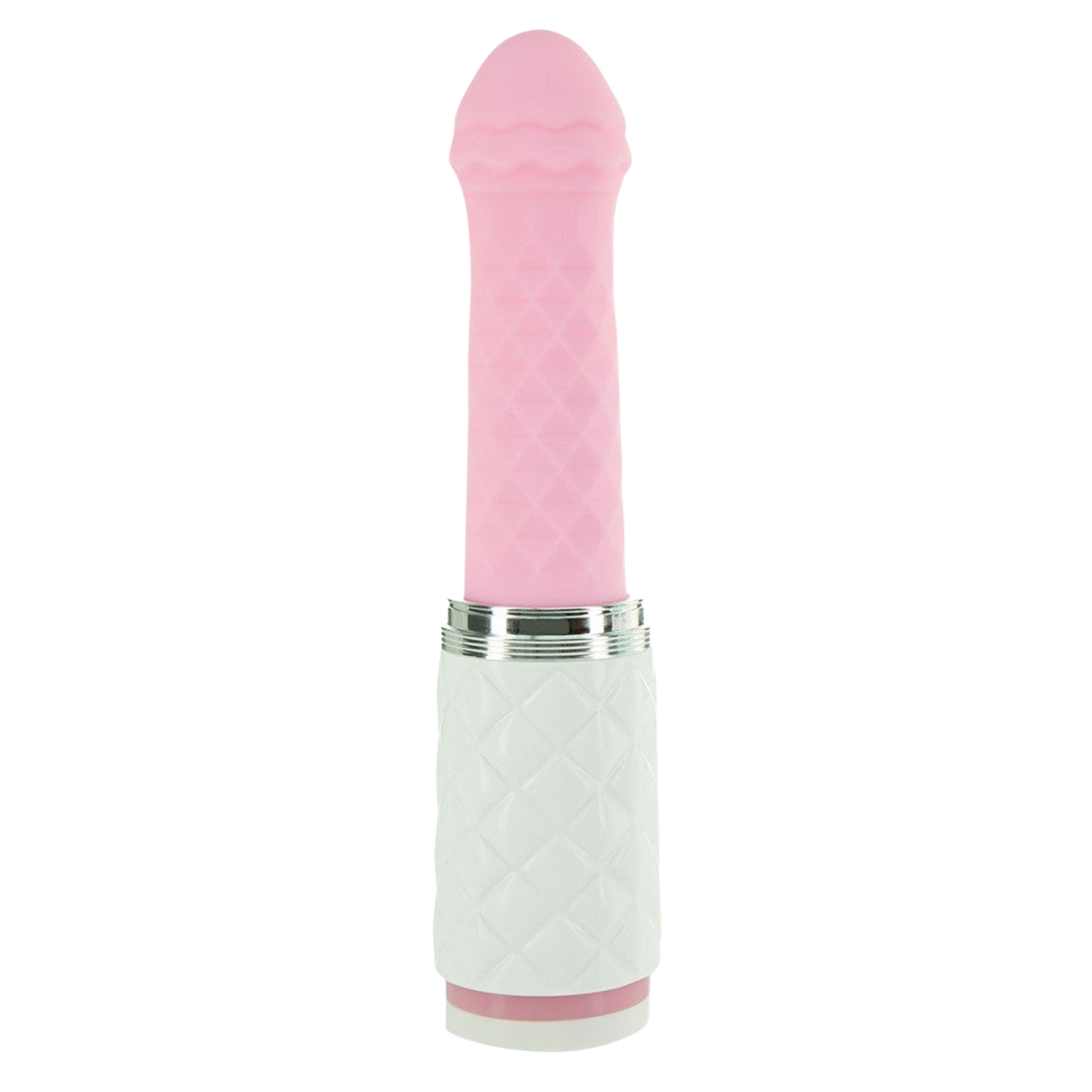 Pillow Talk Feisty Silicone Thrusting & Vibrating Massager - Pink