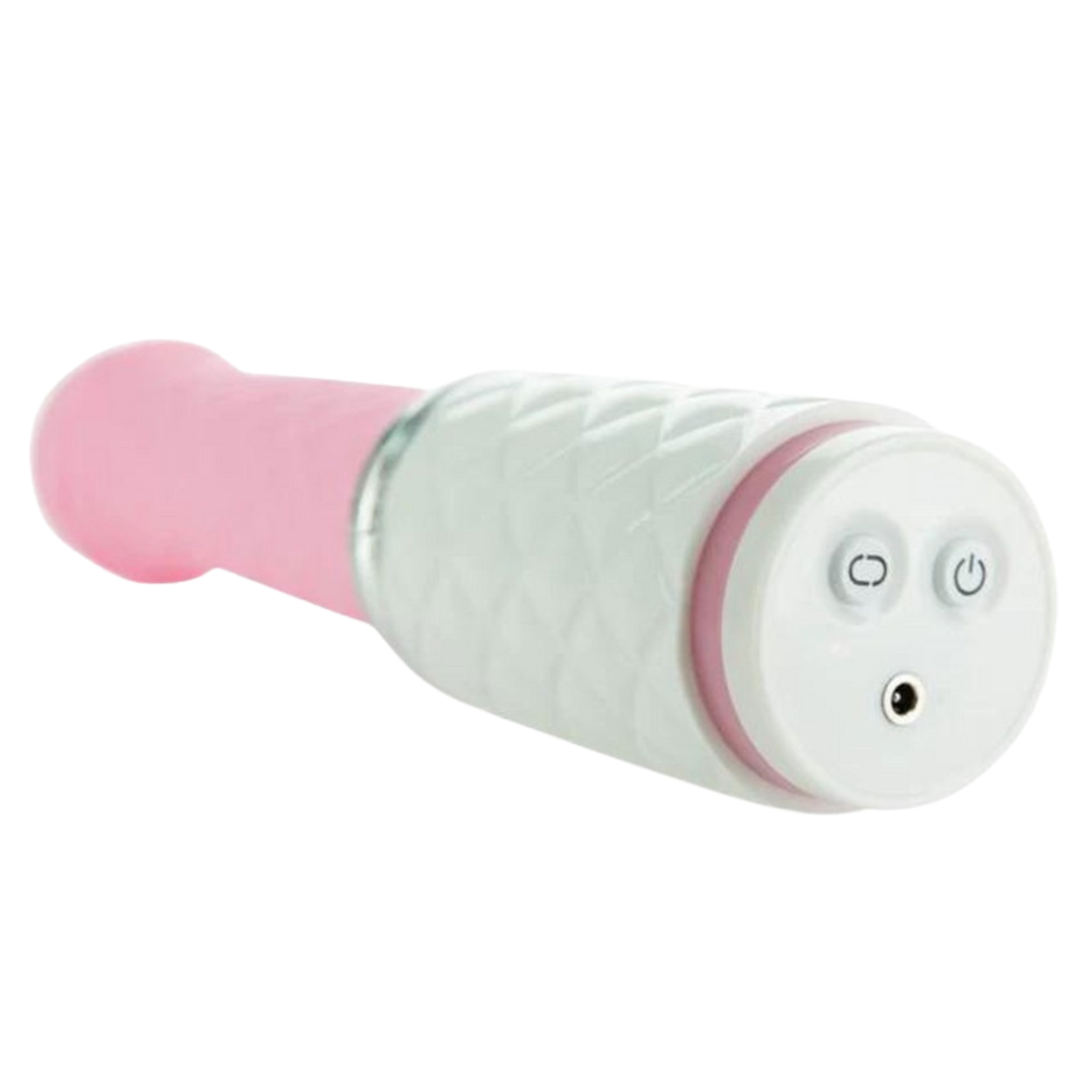 Pillow Talk Feisty Silicone Thrusting & Vibrating Massager - Pink