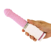 Pillow Talk Feisty Silicone Thrusting & Vibrating Massager - Pink