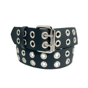 Vegan Grommet Multiple Eyelet ADJ Belt