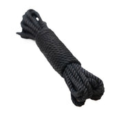 Bamboo silk bamboo-silk single-ply accessories restraints rope rope-play ropeplay shibari kinbaku tying tied-up tiedup medium-twist tight-twist dyed-rope macramé fetish fashion alt-fashion wearable-macramé bondage bdsm kink kinky kink-play bdsm-toys submission sub submissive sensory sensual unisex black