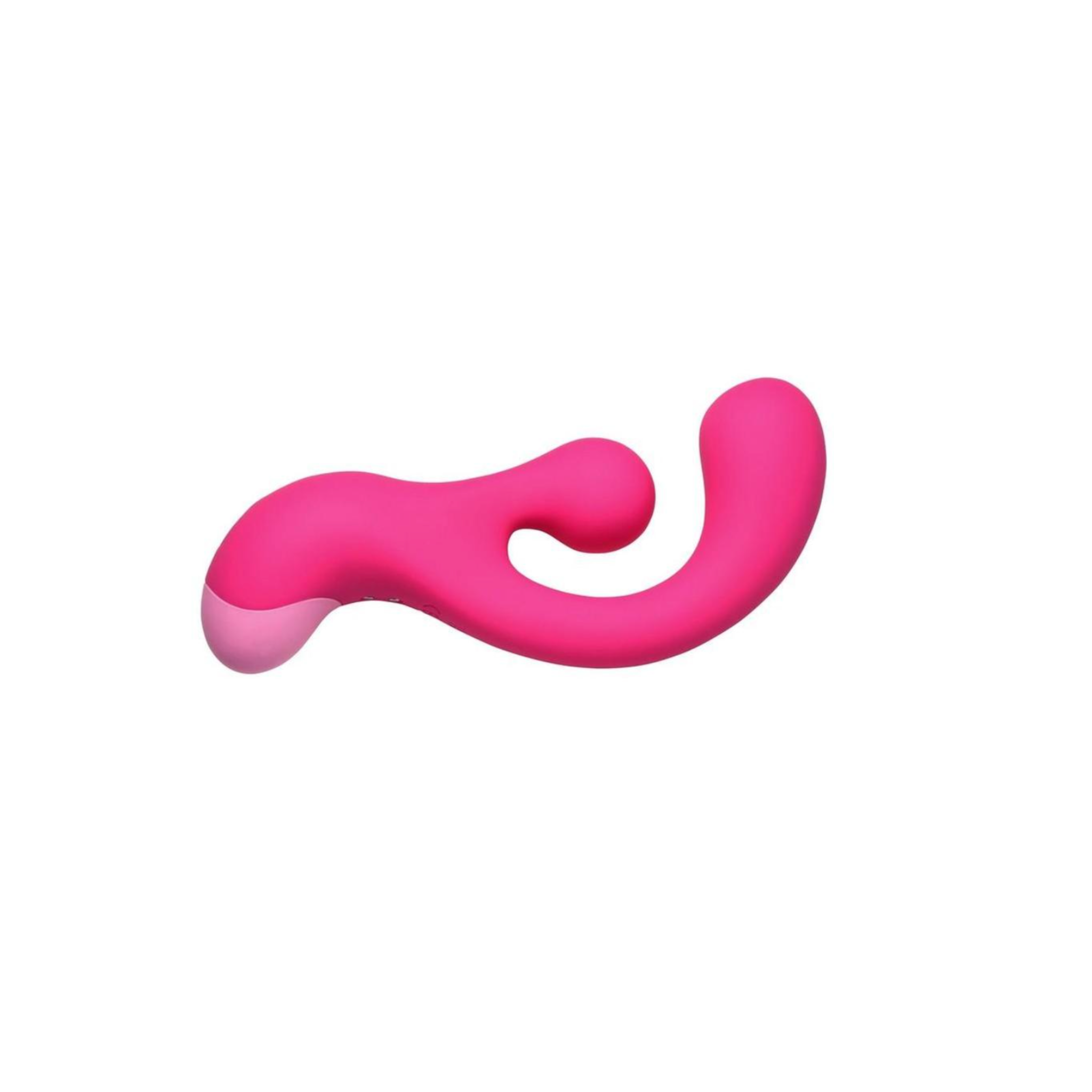 gyro rabbit vibrator pink silicone dual stimulation flexible neck rechargeable waterproof adult toy vibration gyration ergonomic rabbit style body safe silicone sexleketøy