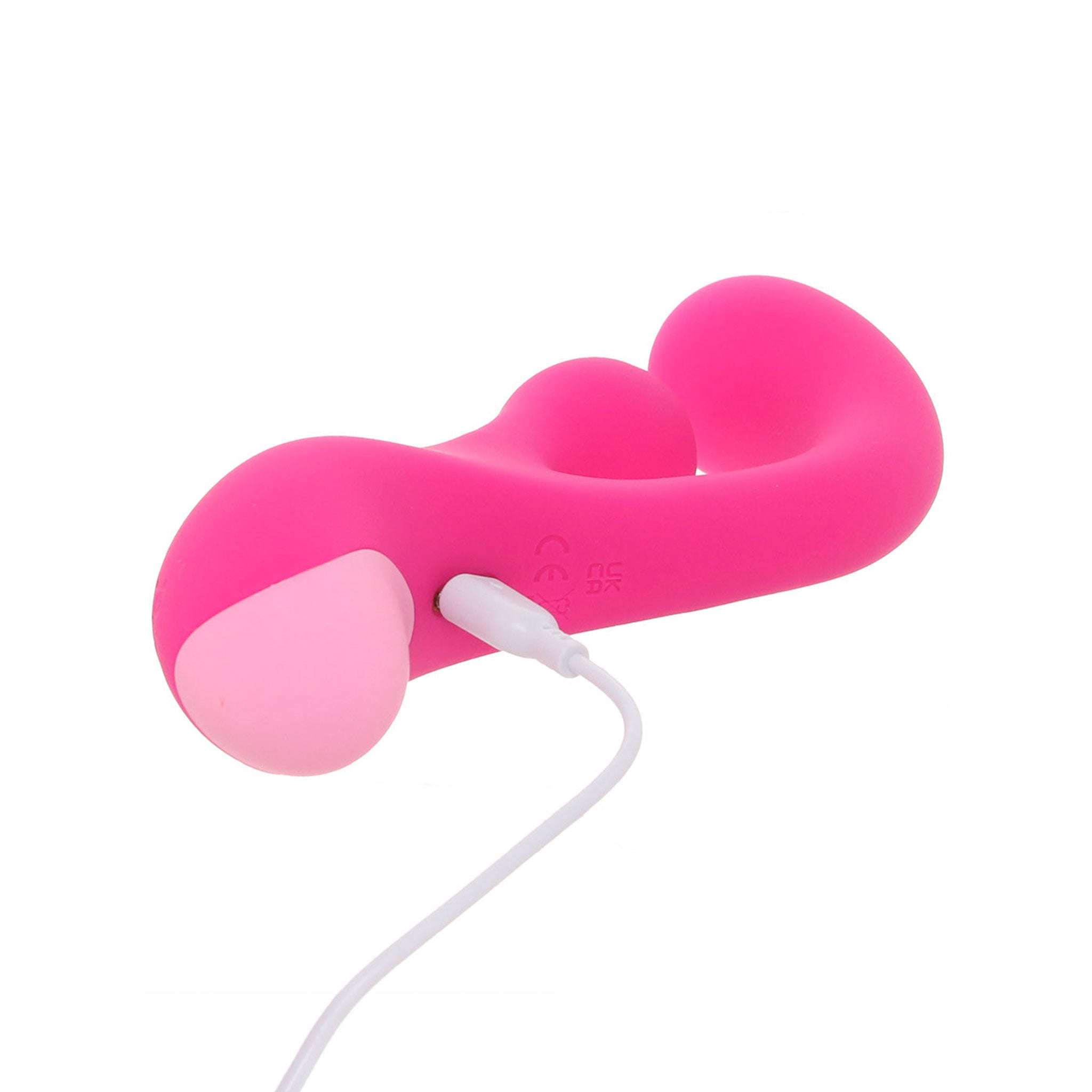Silicone accessories vibe vibrator vibrating vibration insertable clit clitoral clitoris stim stimulator stimulating stimulation dildo dong rabbit-vibe g-spot p-spot dual-stim dual-stimulation flexible-neck usb-rechargeable splashproof ergonomic body-safe external-stimulation internal-stimulation rounded rotating gyro gyrating adult-toys female femme feminine womens pink
