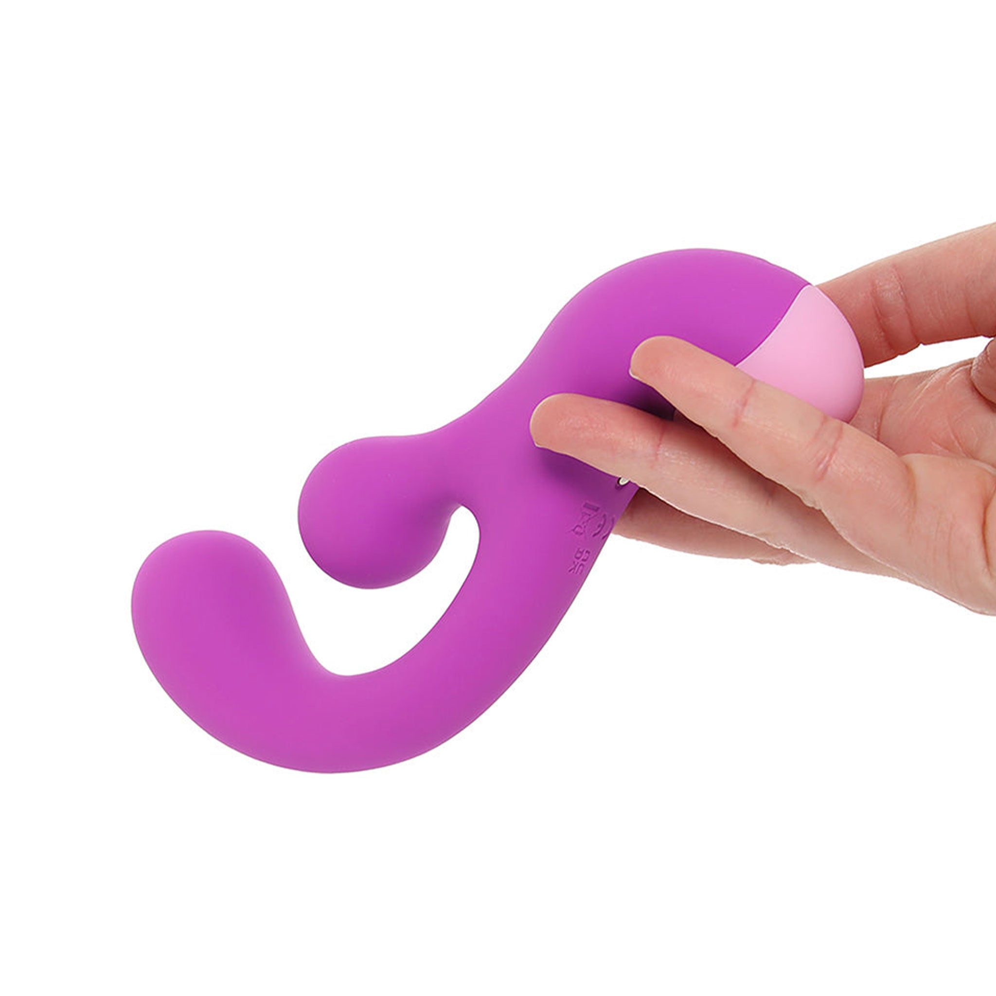 Silicone accessories vibe vibrator vibrating vibration insertable clit clitoral clitoris stim stimulator stimulating stimulation dildo dong rabbit-vibe g-spot p-spot dual-stim dual-stimulation flexible-neck usb-rechargeable splashproof ergonomic body-safe external-stimulation internal-stimulation rounded rotating gyro gyrating adult-toys female femme feminine womens purple