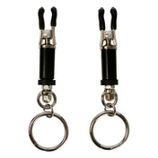 Brass rubber accessories nipple-clamp barrel-clamp O-ring rubber-tips twist-barrel twist-close functional stylish quality comfort simple fetish fashion alt-fashion alternative bedroom dungeon festival festivalwear bondage bdsm bdsm-gear bdsm-toys kink kinky kinky-toys kinky-play sub submissive sensory sensory-play nipple-play stocking-stuffers gifts costume cosplay halloween adult-toys unisex black