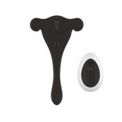 bendable vibrating panty liner, wireless remote panty vibe, rechargeable panty stimulator, flexible vibrating panty, discreet body-safe silicone vibrator, vibrating lace panty