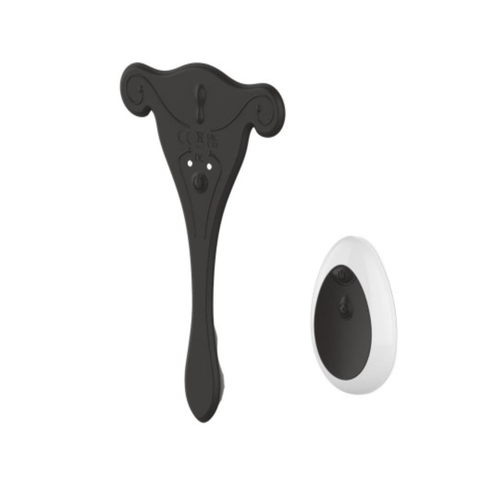 bendable vibrating panty liner, wireless remote panty vibe, rechargeable panty stimulator, flexible vibrating panty, discreet body-safe silicone vibrator, vibrating lace panty