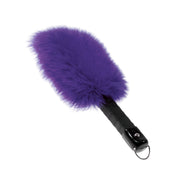 Fur fox-fur wood wooden bedroom-weapons paddle leather-handle leather-wrapped wrapped-handle flat rectangle rectangular soft thuddy bipolar fluffy pain bondage bdsm bdsm-toys bdsm-play bdsm-gear sadism masochism sadomasochism sadist masochist sadomasochist kink kinky kinky-play impact impact-play impact-toys sensory sensation sensual adult-toys purple