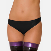 Black Connoisseur latex briefs black high-quality latex body-hugging fetish underwear sleek shiny kinky latex apparel.