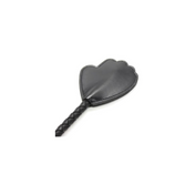 Black hand-shaped riding crop, faux leather impact toy, BDSM spanking crop, precision impact whip, fetish discipline crop.