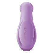 Silicone hygienic ABS plastic vibrator vibe vibrating bubble-head curved finger-grip gripp clitoral clit clitoris stimulation rabbit g-spot p-spot purple